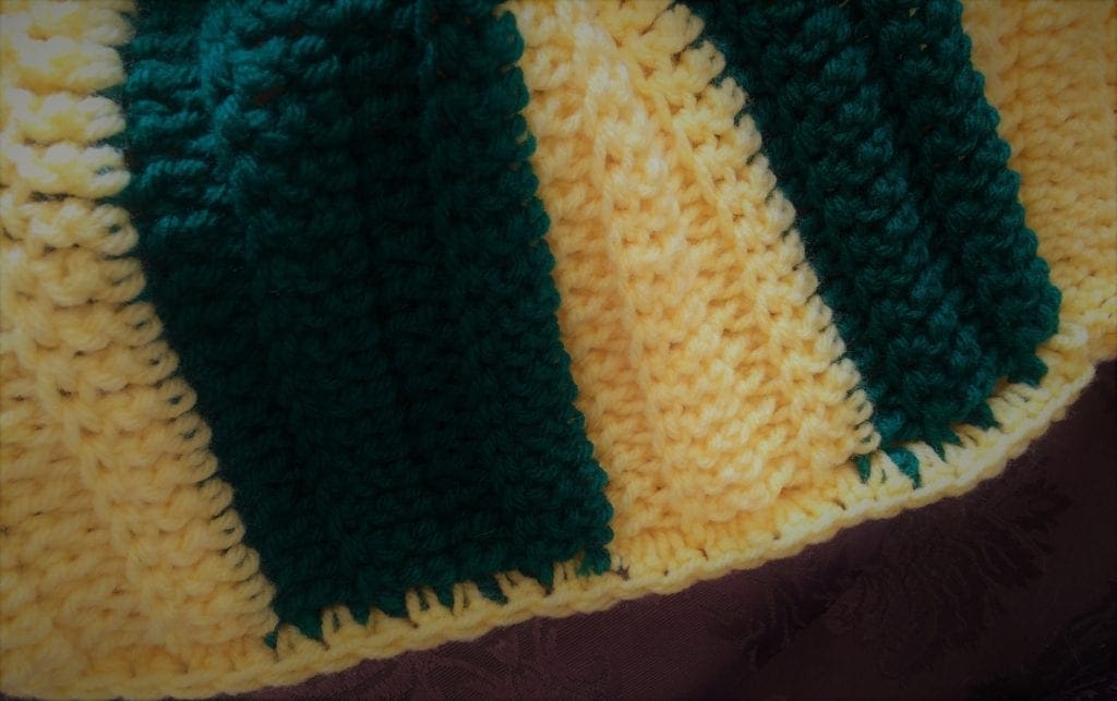 Crochet sides together