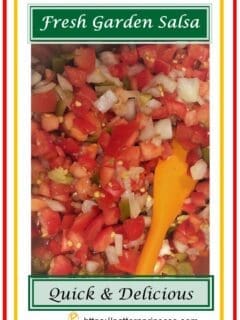 Fresh Garden Salsa