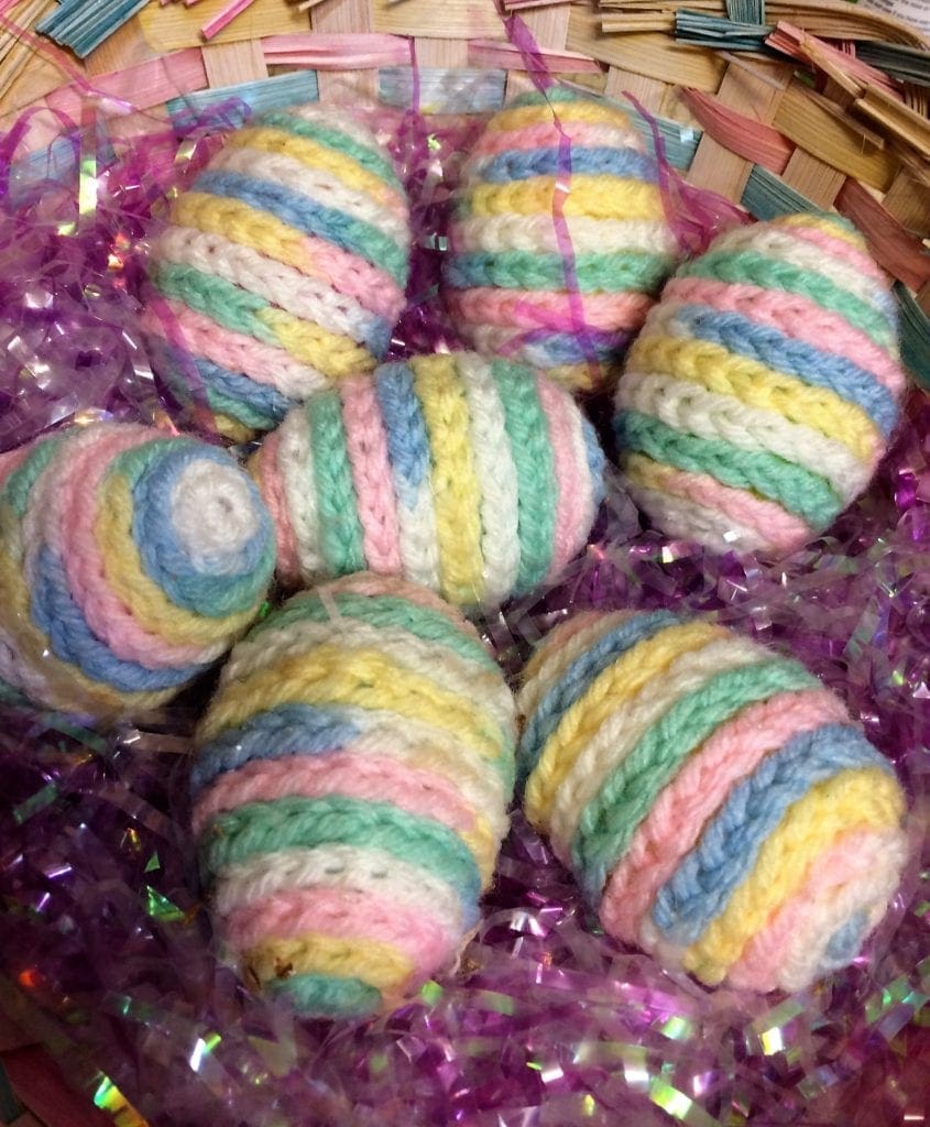 Crochet Pastel Easter Eggs