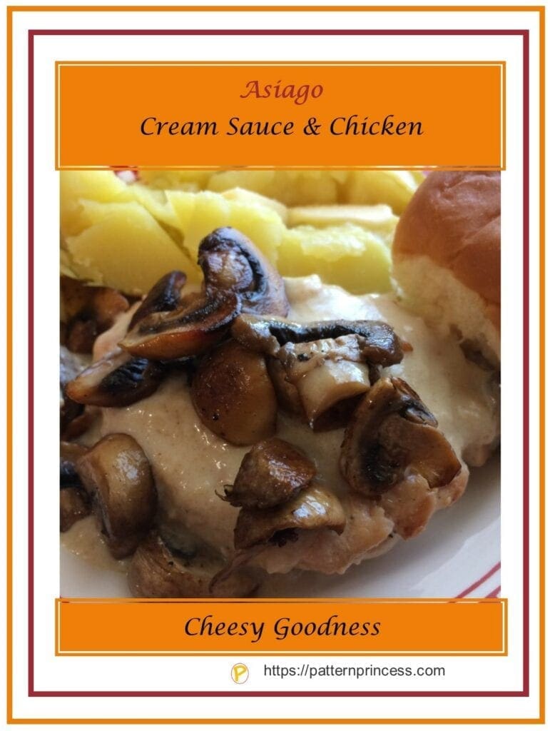 Asiago Cream Sauce and Chicken 1