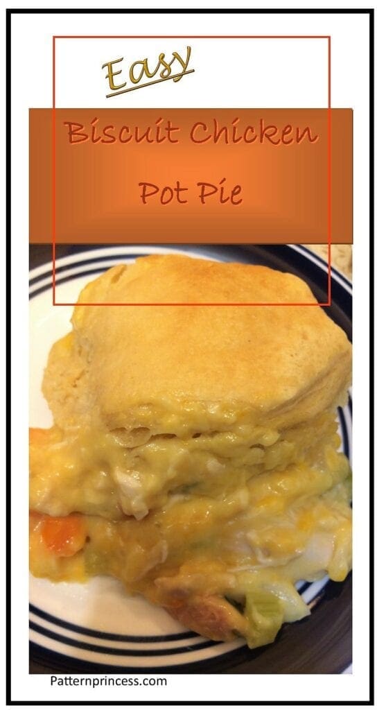 Easy biscuit chicken pot pie 1