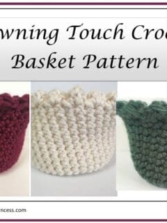 Crowning touch crochet basket patterns