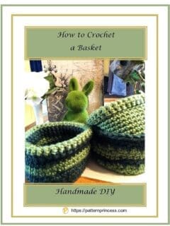 How to Crochet a Simple Basket 1