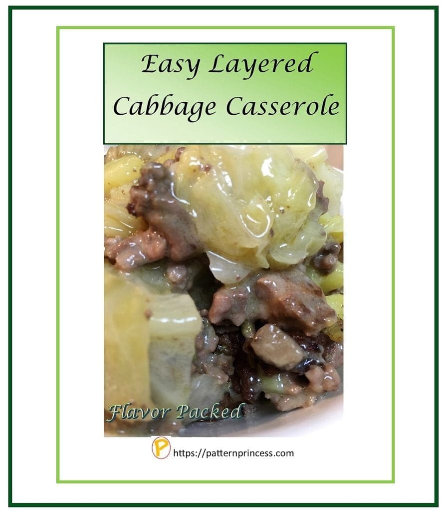 Easy Layered Cabbage Casserole