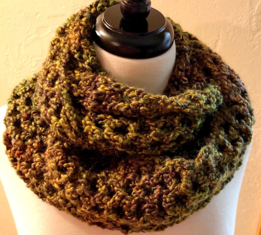 Styling the Handmade Crochet Cowl