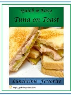 Quick and Easy Tuna on Toast 1