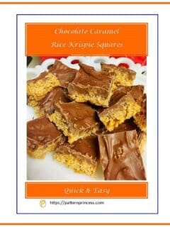 Chocolate Caramel Rice Krispie Squares 1