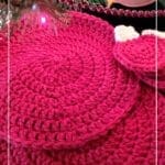 Chunky Crochet Round Placemat