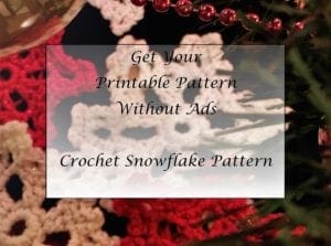 Crochet Snowflake Pattern Printable