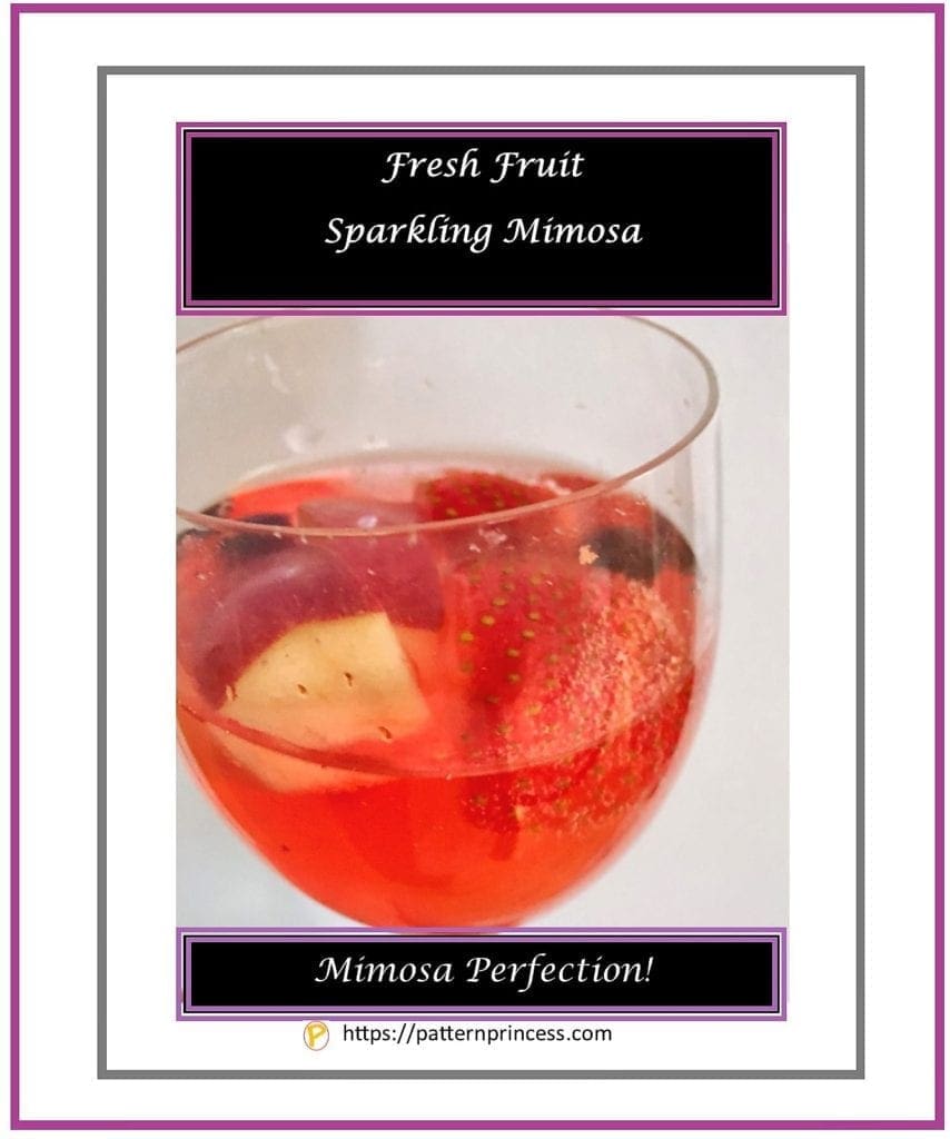 Fresh Fruit Sparkling Mimosa 1