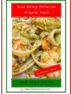 Pesto Shrimp Fettuccine in Garlic Sauce 1