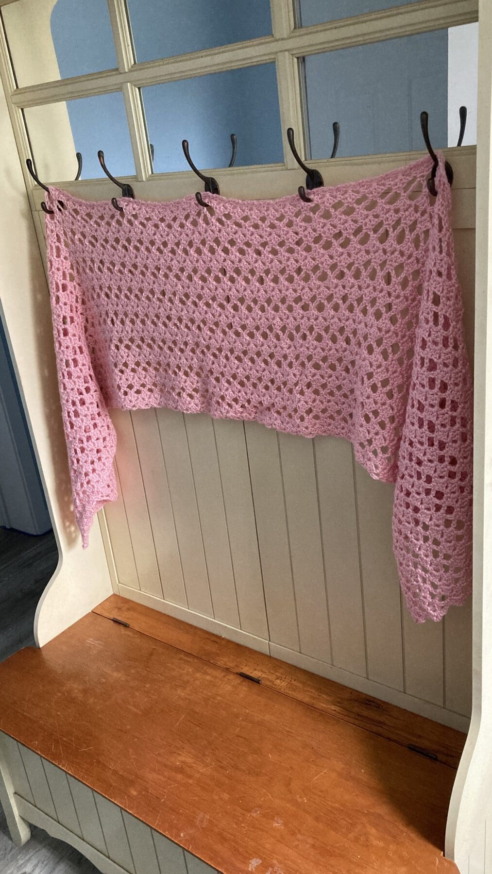 Pink prayer Shawl