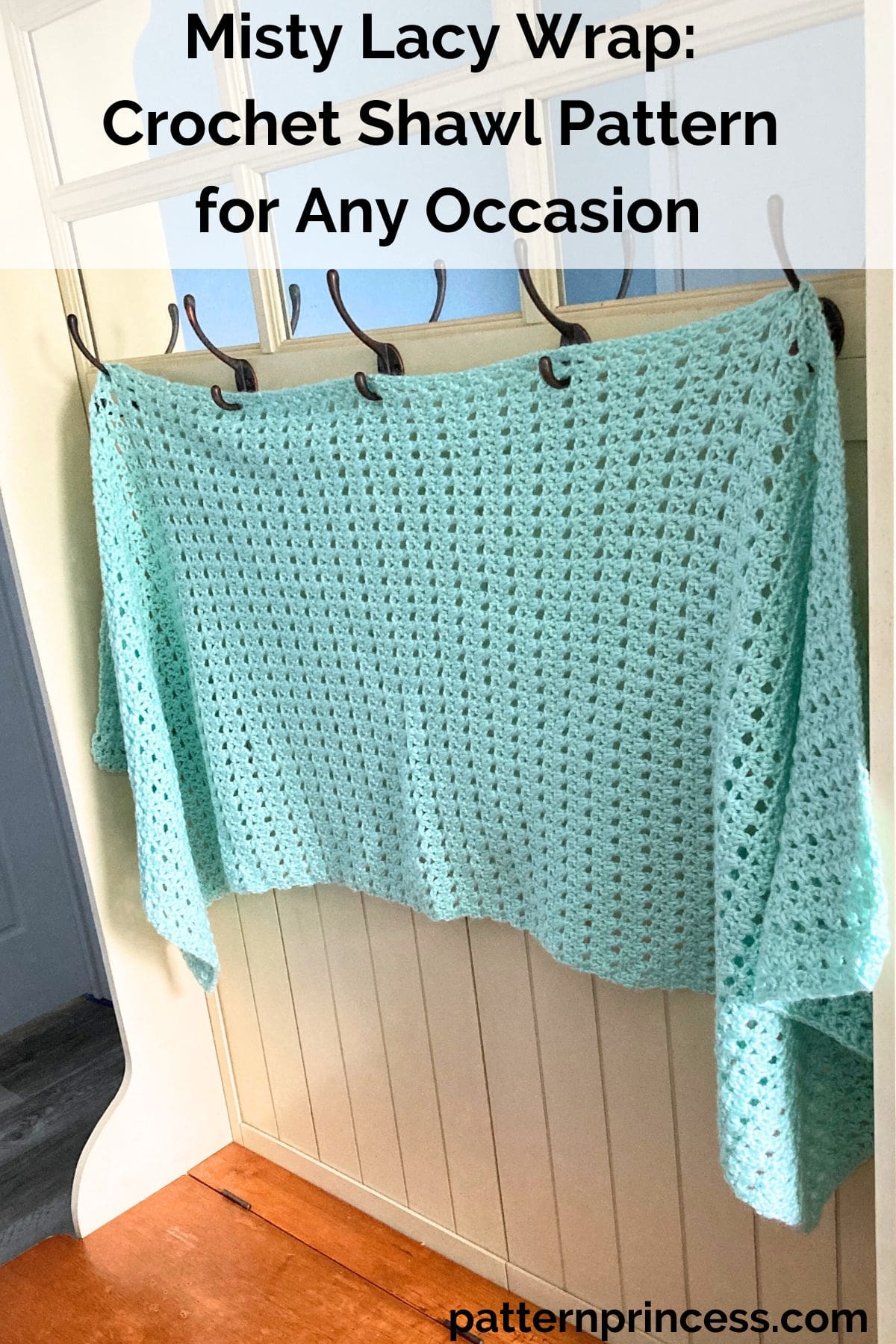 Misty Lacy Wrap Crochet Shawl Pattern for Any Occasion