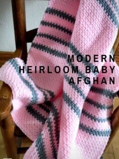 Modern Heirloom Baby Blanket