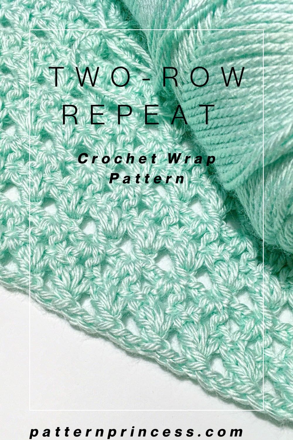 Two-Row Repeat Crochet Wrap Pattern