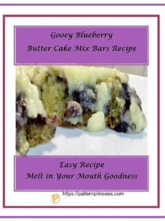 Gooey Blueberry Butter Cake Mix Bars Recipe 1