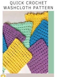 Simple Cute and Quick Crochet Washcloth Pattern