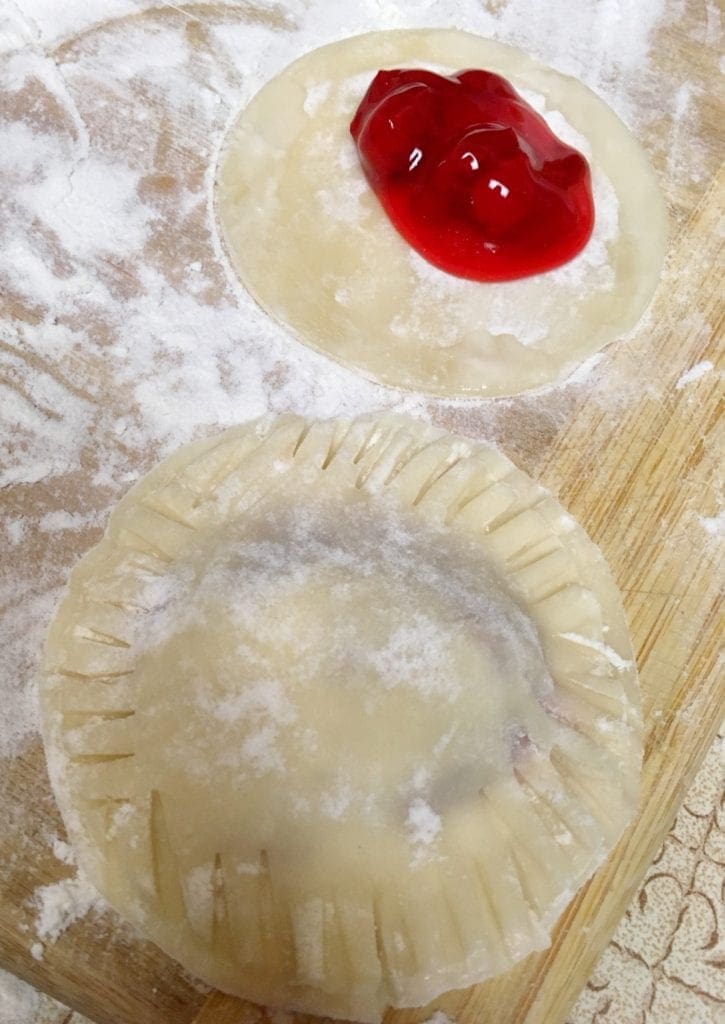 Crimped Edges of Hand Pie