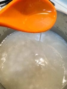 Cooking the Sugar Syrup