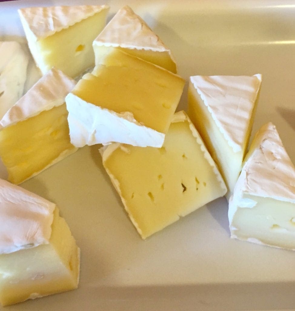 Cut up Brie