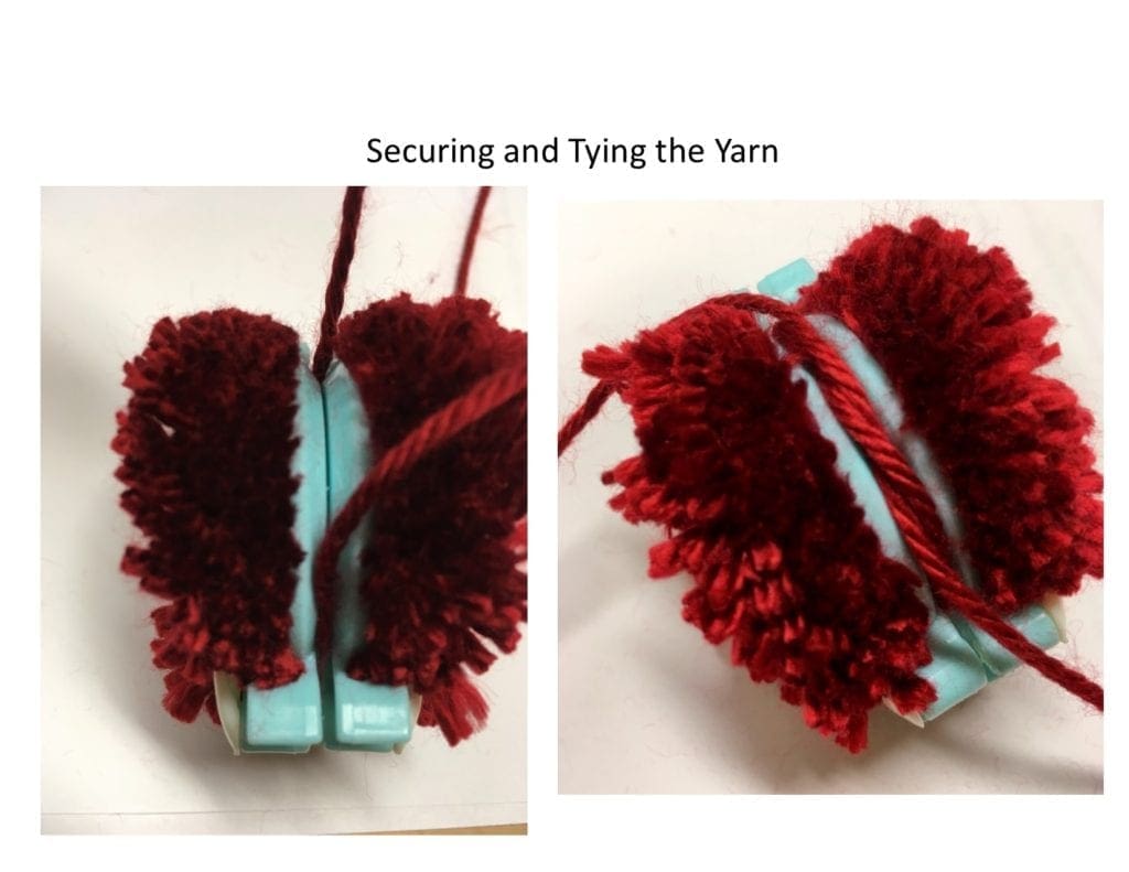 Cutting the yarn