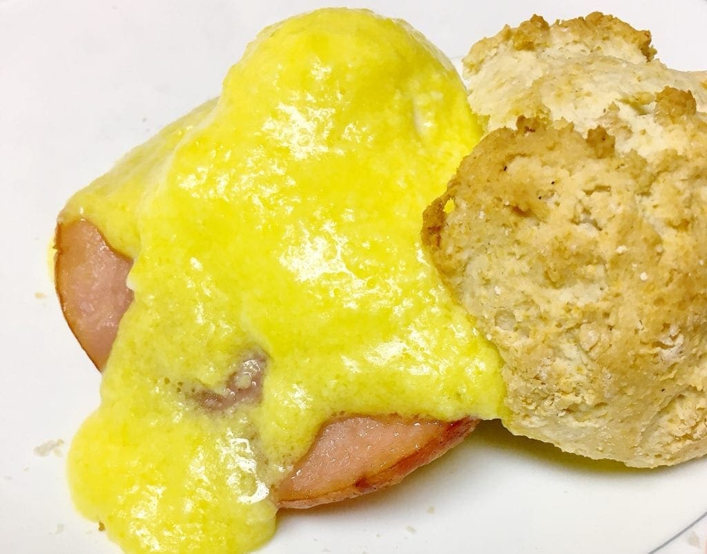 Eggs Benedict with Biscuit