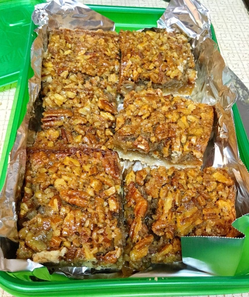 Freezing Pecan Pie Bars