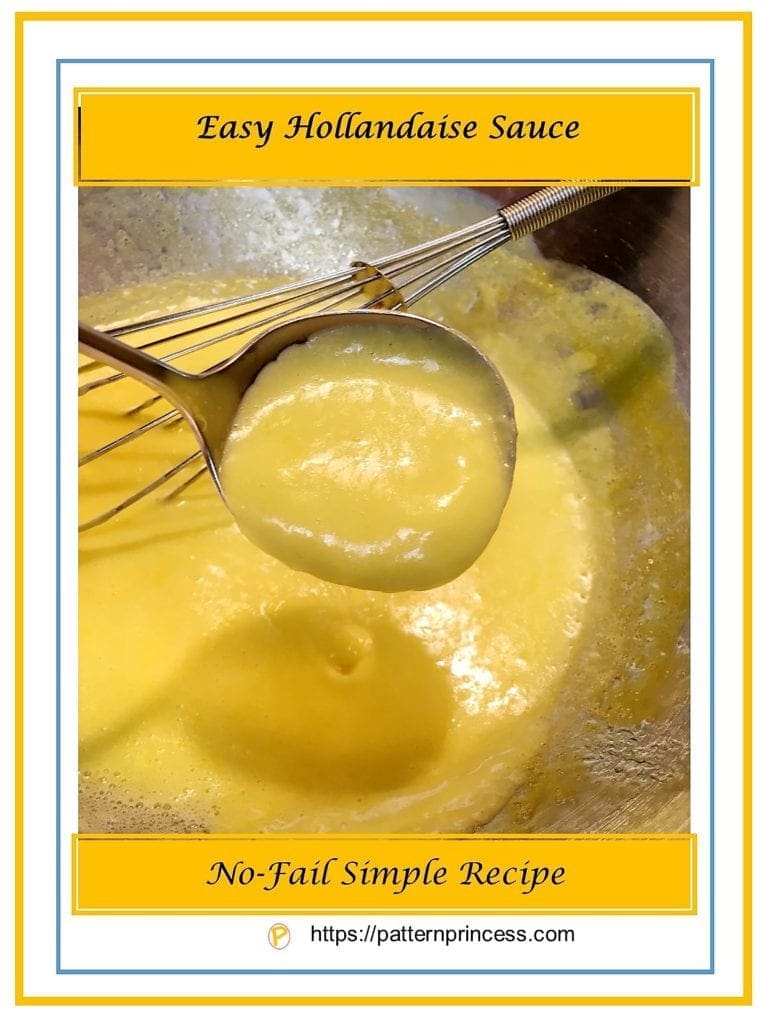 Easy Hollandaise Sauce 1