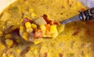 Bacon, Corn and Potato Chowder