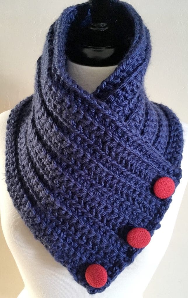 Neck Warmer Without Top Edge Turned Down