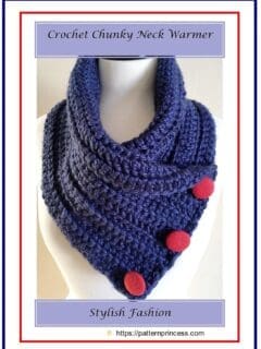 Crochet Chunky Neck Warmer 1