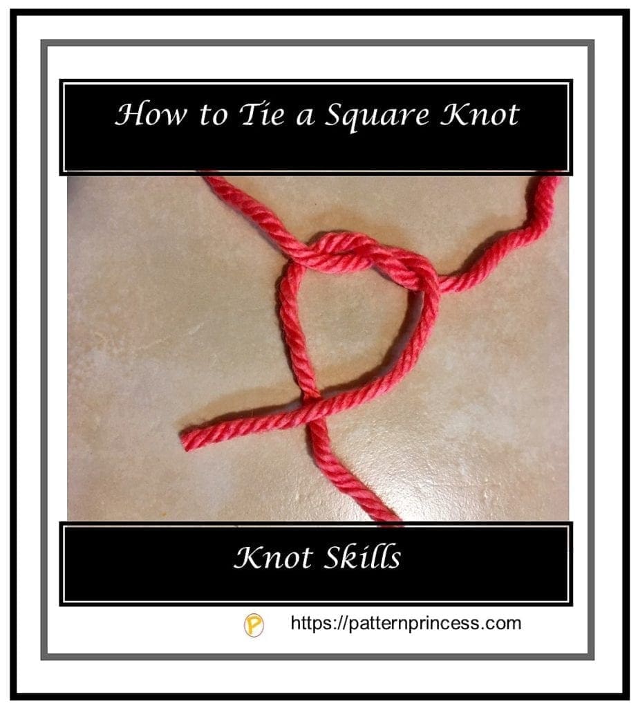 How to Tie a Square Knot 1