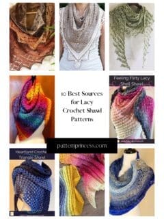 10 Best Sources for Lacy Crochet Shawl Patterns