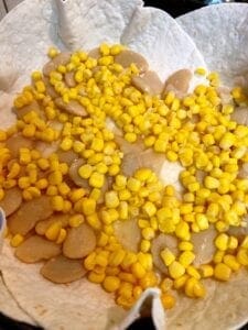 Butter Beans and Corn in Skillet