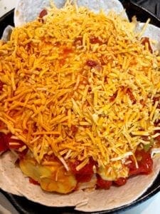 Chicken Bake with Enchilada Sauce and Cheese