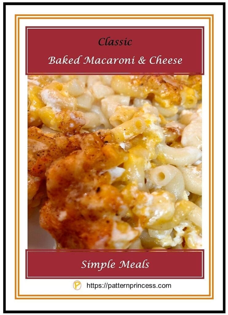 Classic Baked Macaroni and Cheese 1