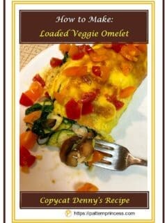 How to Make Loaded Veggie Omelet 1