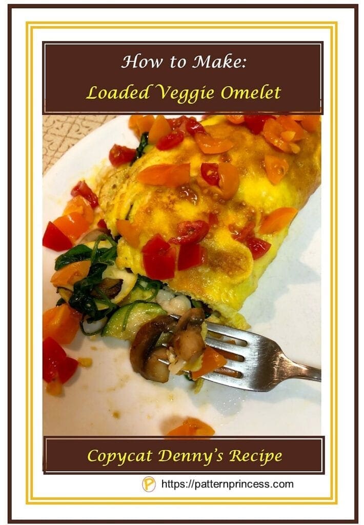 How to Make Loaded Veggie Omelet 1