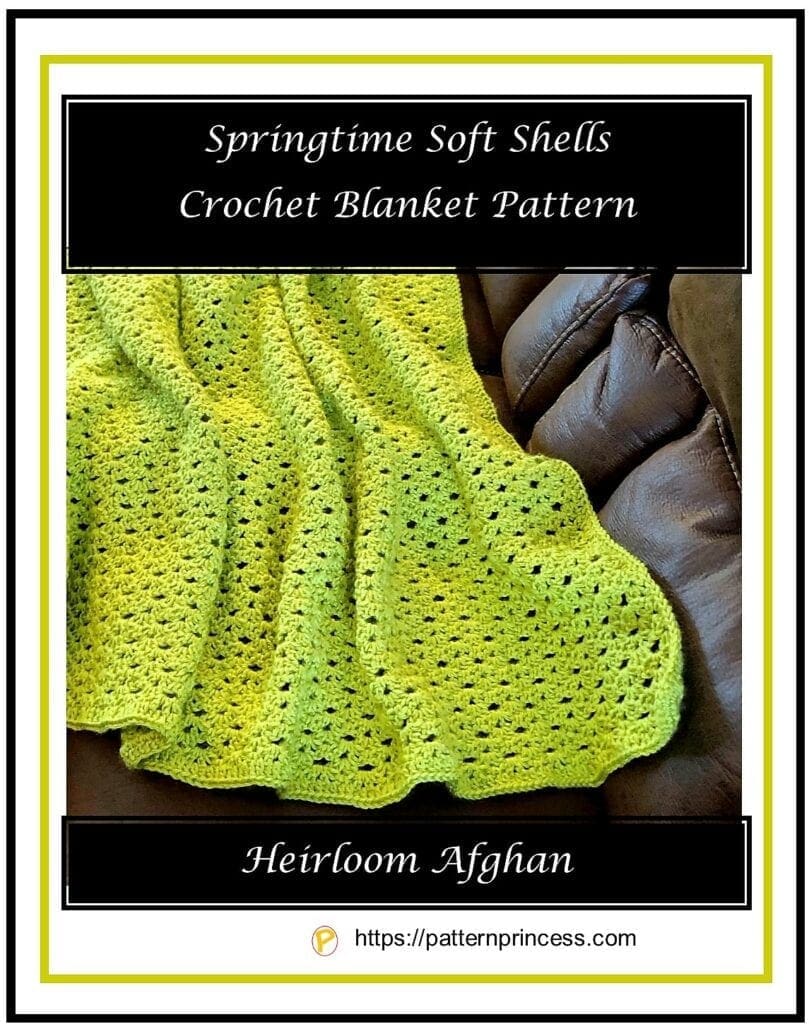 Springtime Soft Shells Crochet Blanket Pattern 1