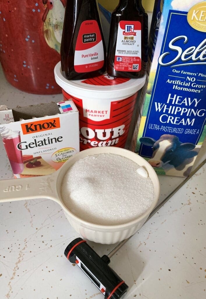 Ingredients for Swedish Cream Recipe