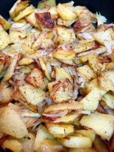 Seasoning home fries