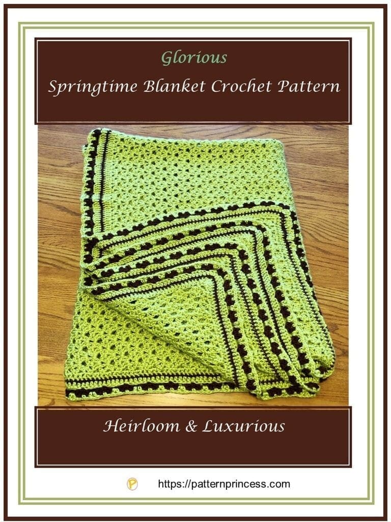 Glorious Springtime Blanket Crochet Pattern 1