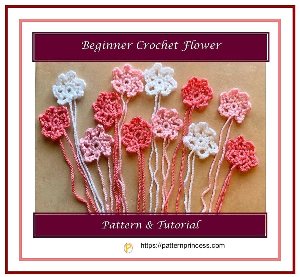 Beginner Crochet Flower 1