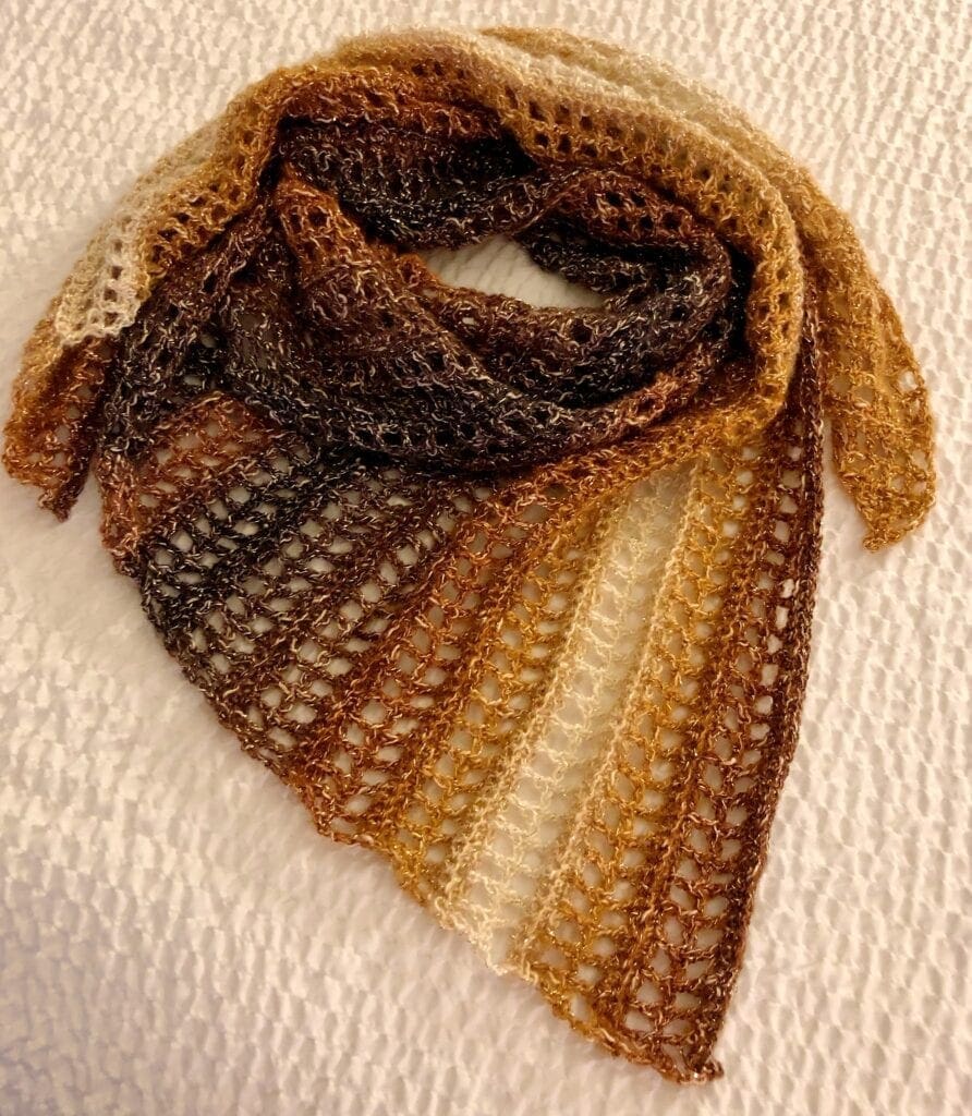 Caramel Delight Scarf Crochet Pattern