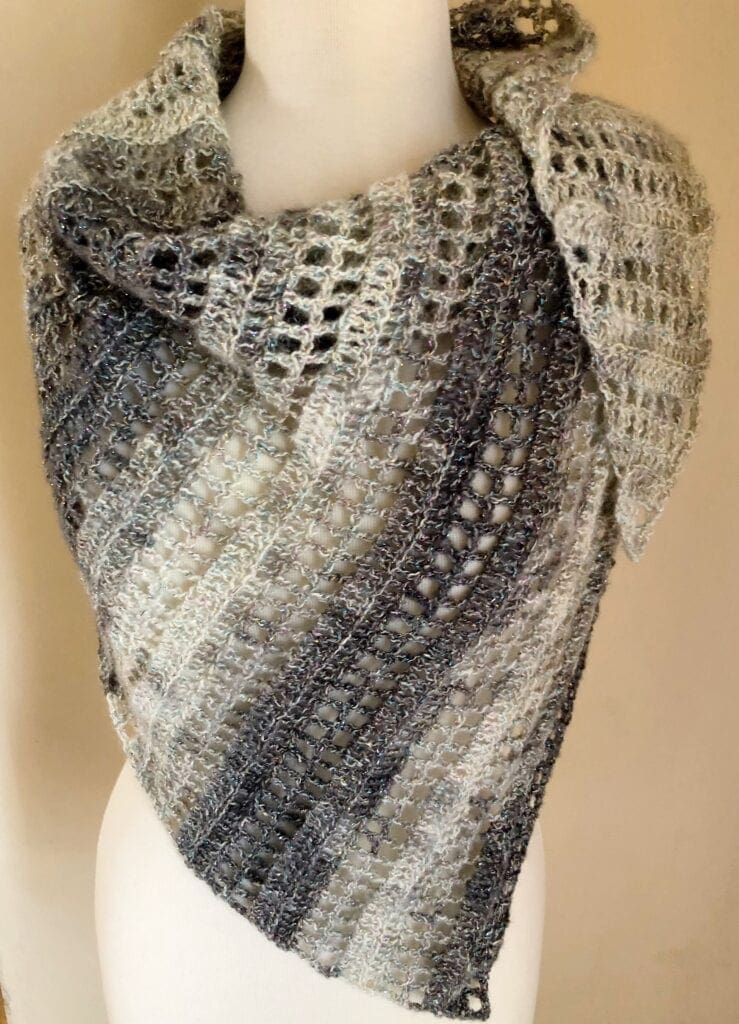 Triangle Shawl Crochet Pattern