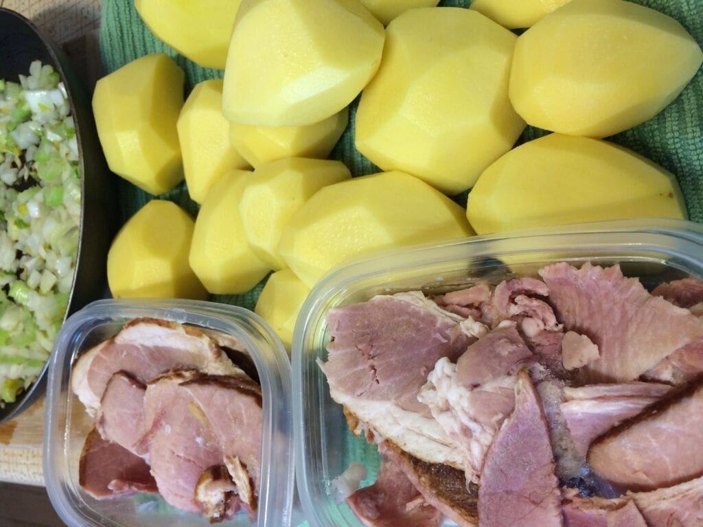 Holiday Ham and Potatoes
