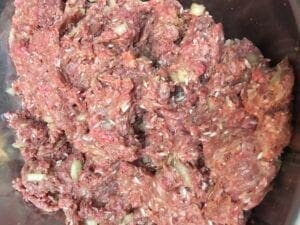 Hamburger Filling for Cabbage Rolls