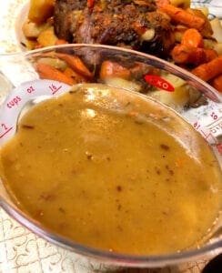 Beef Gravy from Crock Pot Roast