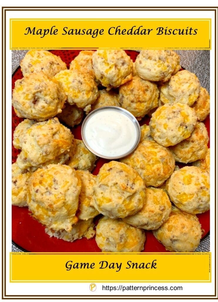 Maple Sausage Cheddar Biscuits 1