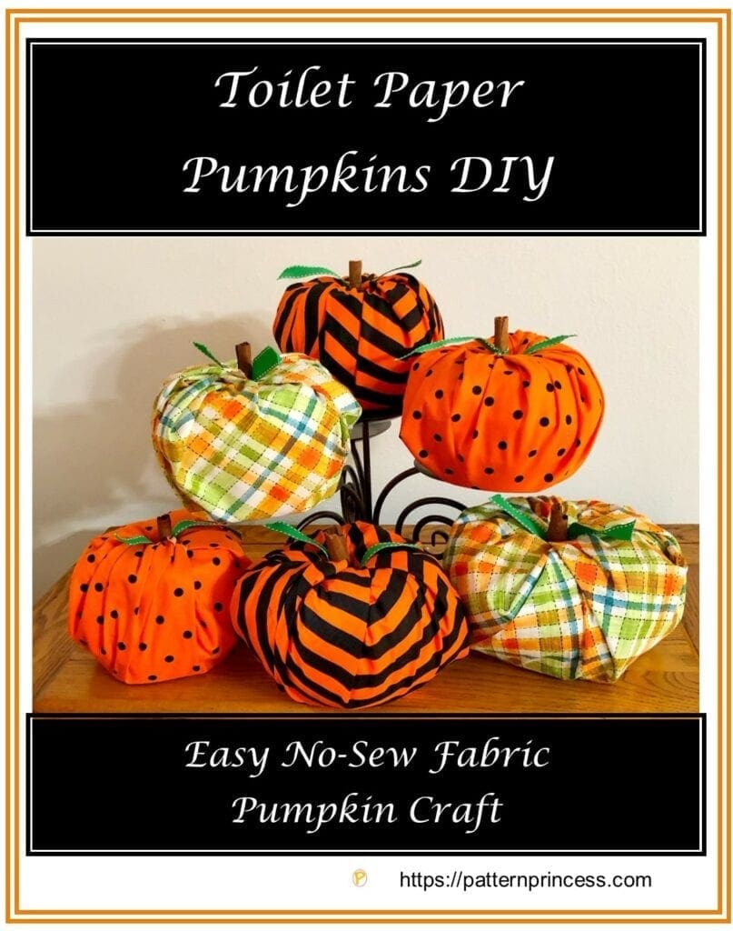 Toilet Paper Pumpkins DIY